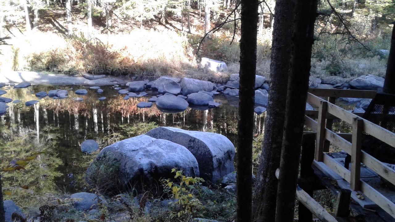 Aux Tipis De La Riviere Sauvage Saint Romain Exterior foto